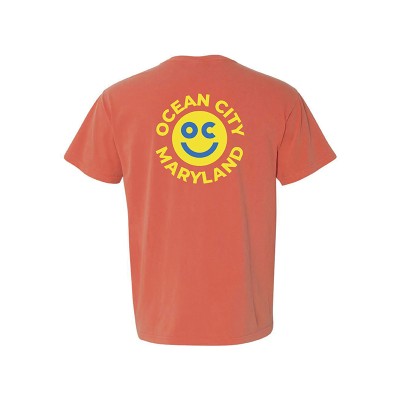 Icon Tee Shirt Neon Red Orange