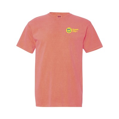 Icon Tee Shirt Neon Red Orange